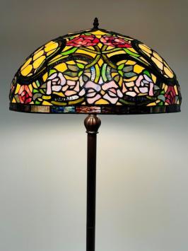 Tiffany vloerlamp Floreale 50 Rich