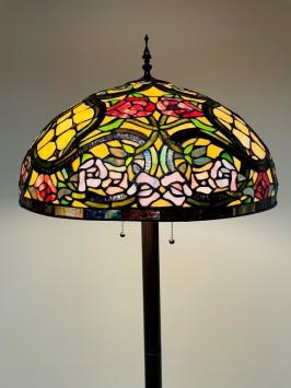 Tiffany vloerlamp Floreale 50 Straight