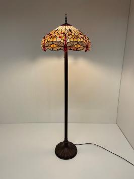 Tiffany vloerlamp Libelle 50 Straight