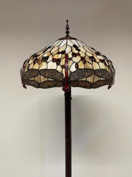 Tiffany vloerlamp Libelle 50 Straight