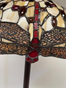 Tiffany vloerlamp Libelle 50 Straight