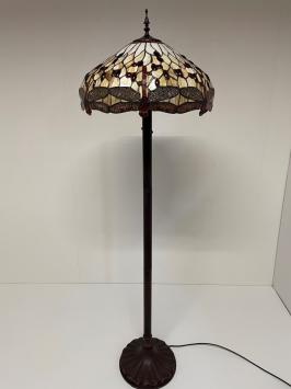 Tiffany vloerlamp Libelle 50 Straight