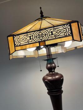 Tiffany vloerlamp Luxembourg 53 De Luxe