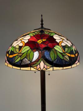 Tiffany vloerlamp Madeira 50 - Straigt