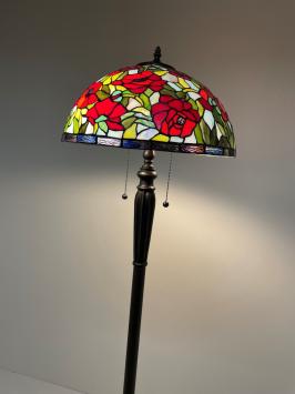 Tiffany vloerlamp Ø40cm Rosas - 5951