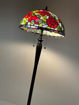 Tiffany vloerlamp Ø40cm Rosas - 5951