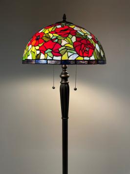 Tiffany vloerlamp Ø40cm Rosas - 5951