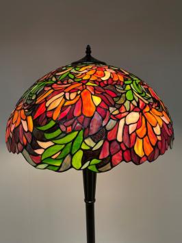 Tiffany Vloerlamp Ø50cm Peony 5951