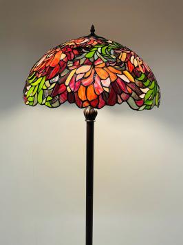 Tiffany Vloerlamp Ø50cm Peony Rich