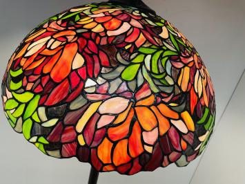 Tiffany Vloerlamp Ø50cm Peony Rich