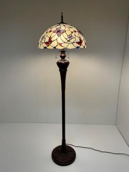 Tiffany vloerlamp Papillon 50 Deluxe