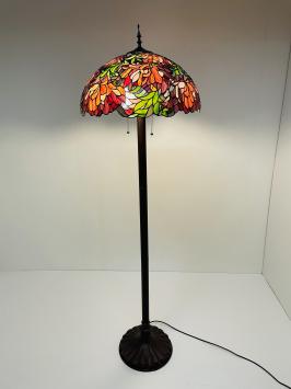 Tiffany vloerlamp Peony 50 Straight