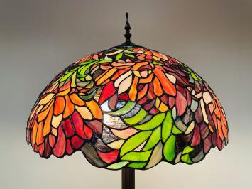 Tiffany vloerlamp Peony 50 Straight