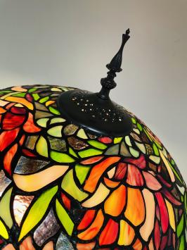 Tiffany vloerlamp Peony 50 Straight