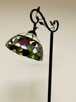 Tiffany vloerlamp Rosamunde