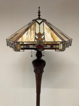 Tiffany vloerlamp Wyber 58 Deluxe