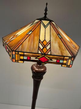 Tiffany vloerlamp Wyber 58 Deluxe