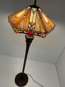 Tiffany vloerlamp Wyber 58 Deluxe