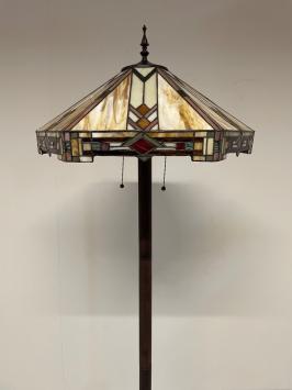 Tiffany vloerlamp Wyber Base