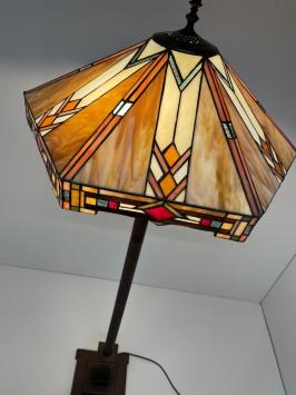 Tiffany vloerlamp Wyber Base