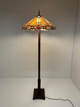 Tiffany vloerlamp Wyber Base II