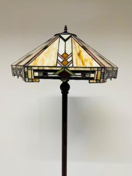 Tiffany vloerlamp Wyber Rich