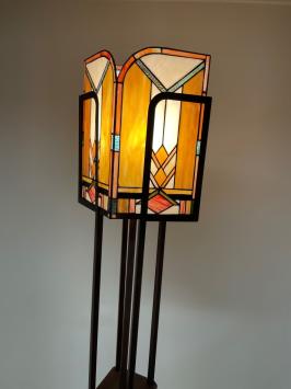 Tiffany vloerlamp Wyber Square