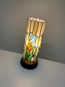 Tiffany windlicht Tulip Dragonfly hoog